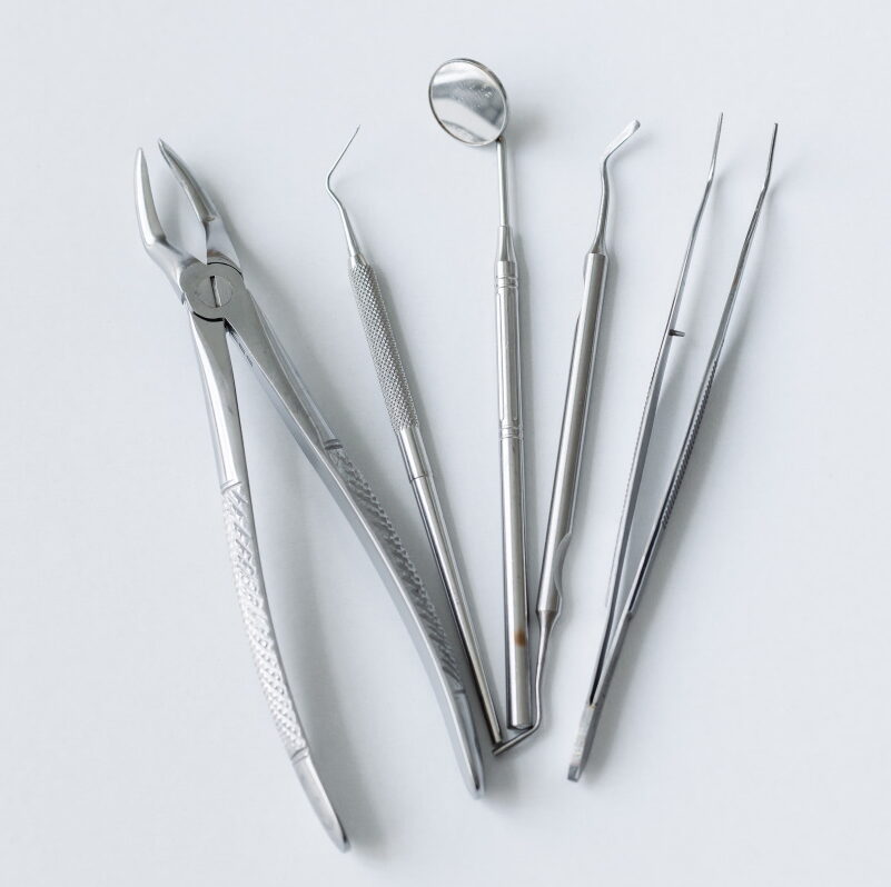 range of beauty utensils
